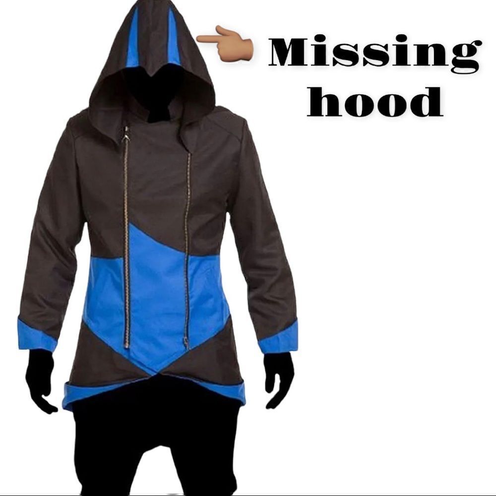 NWT Assassin's Creed 3 Conner Kenway Jacket Coat Cloak Costume Cosplay size m